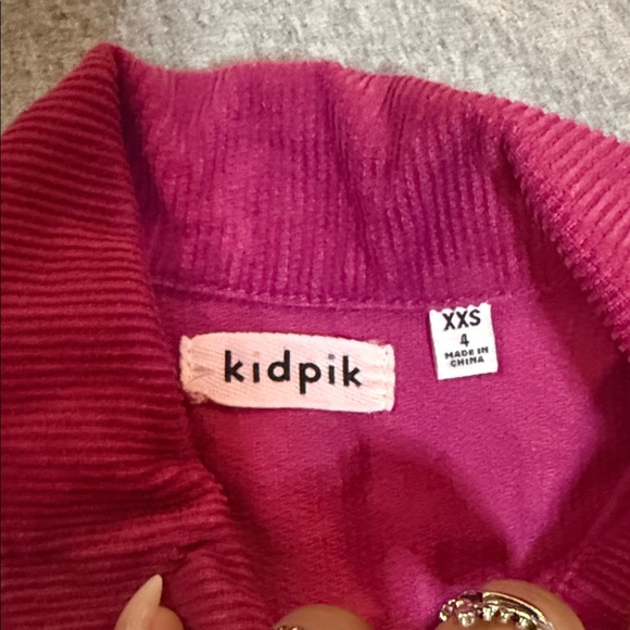kidpik Fuchsia Jean Jacket and Skirt Set - Picture 2 of 8